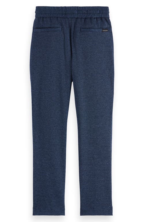 Scotch & Soda Kids' Slim Fit Drawstring Pants In Blue
