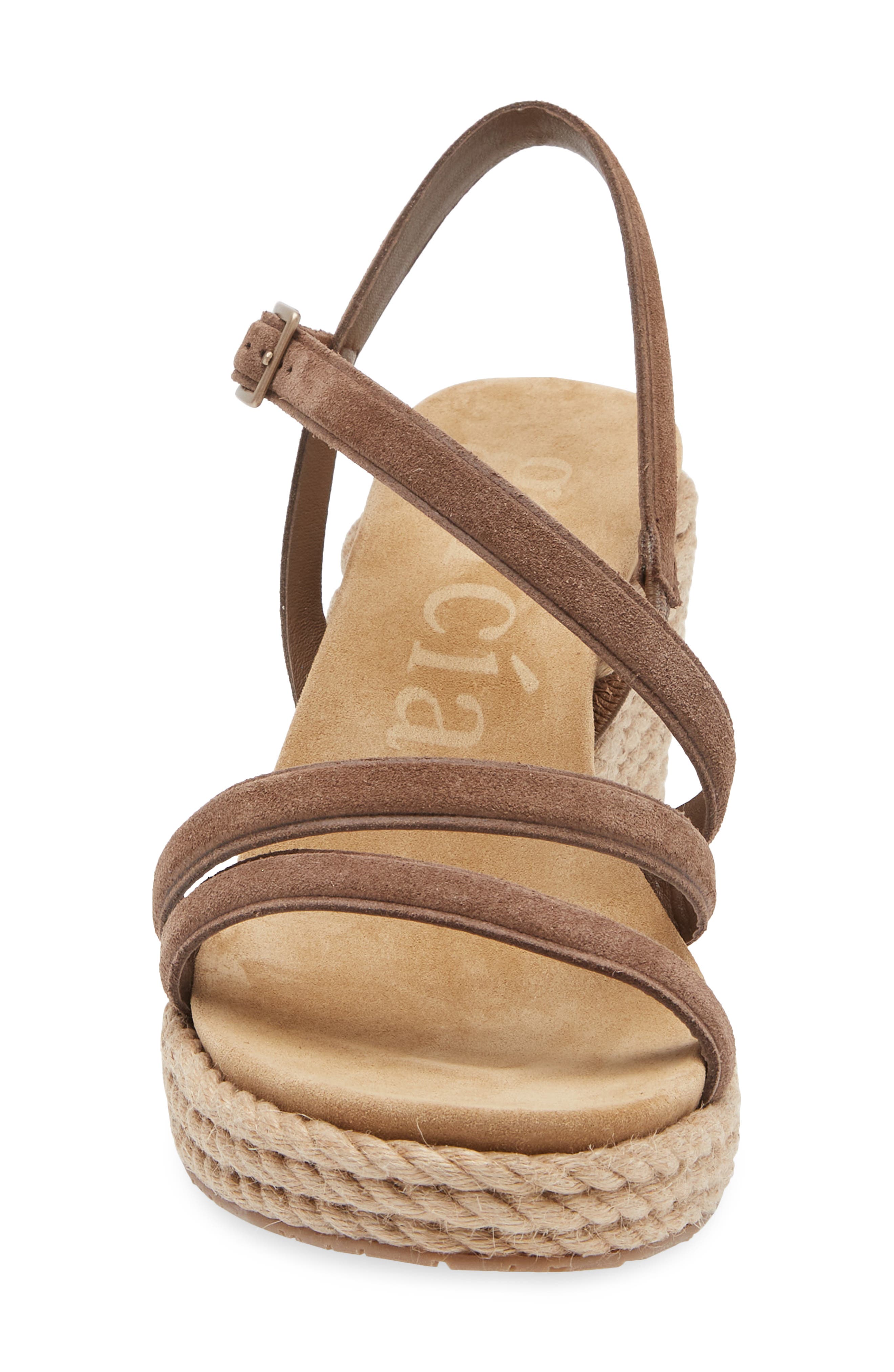 Pedro Garcia Aridai Platform Wedge Sandal, Alternate, color, Chocolat Castoro