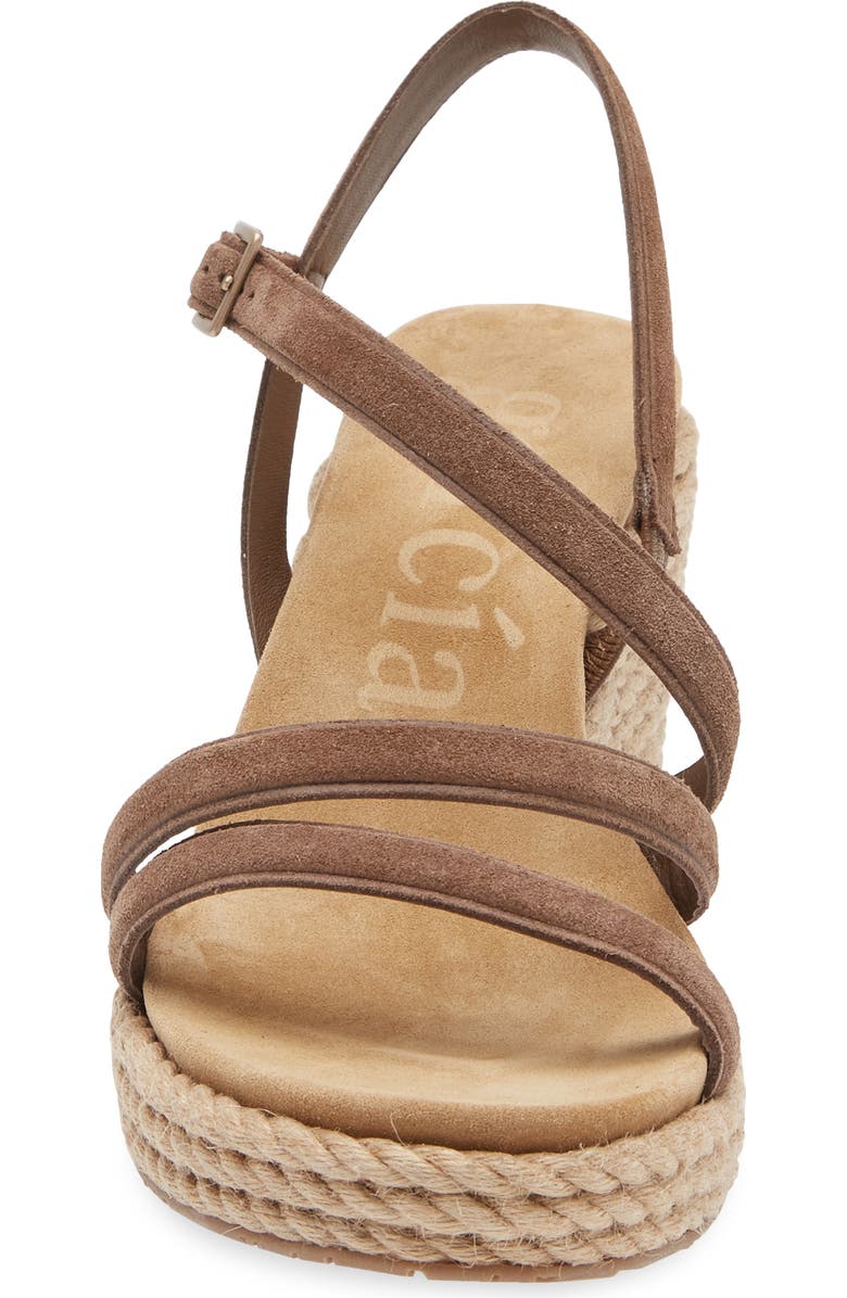 Pedro Garcia Aridai Platform Wedge Sandal, Alternate, color, Chocolat Castoro