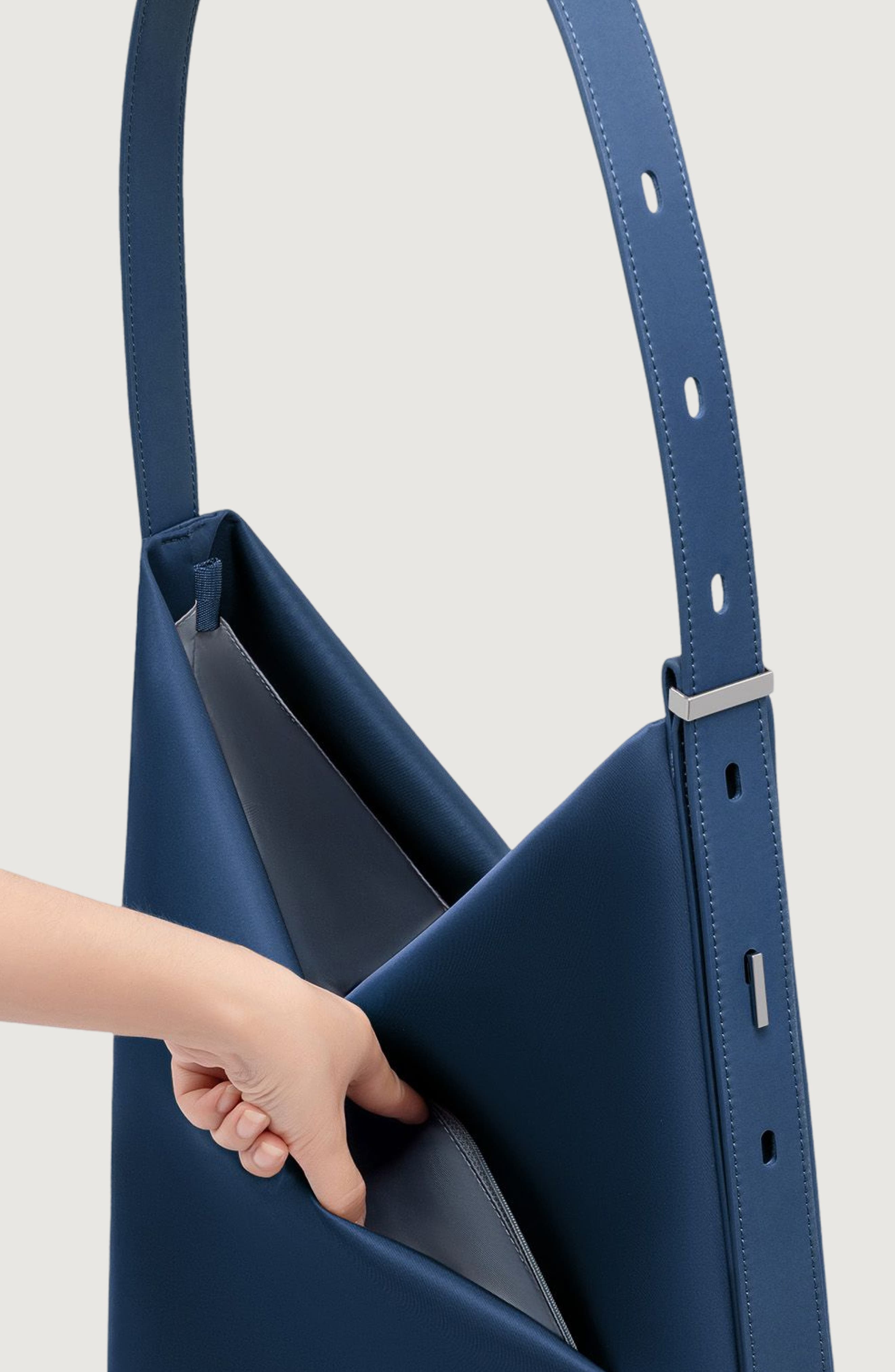 Lux and Nyx Origami Hobo Bag with Detachable 15-inch Laptop Sleeve
