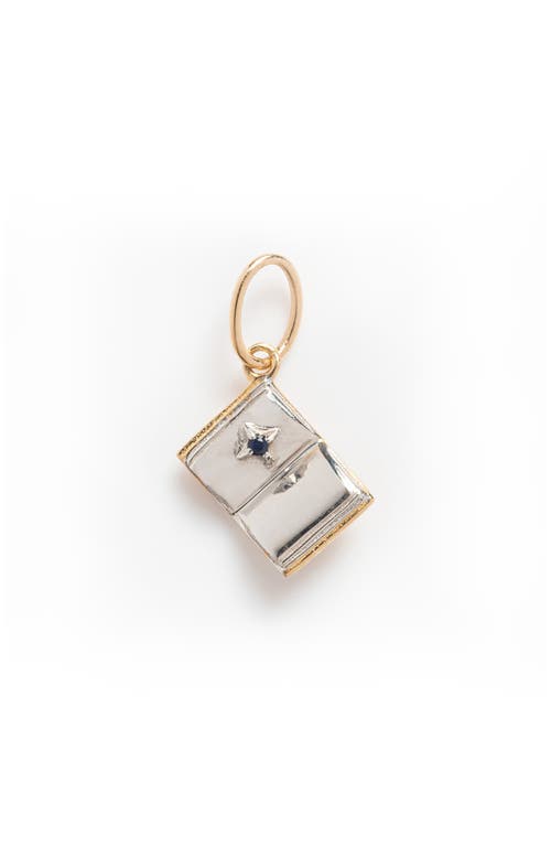 Local Eclectic Book Charm In Gold