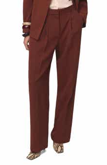 MANGO Modal Blend Straight Leg Pants