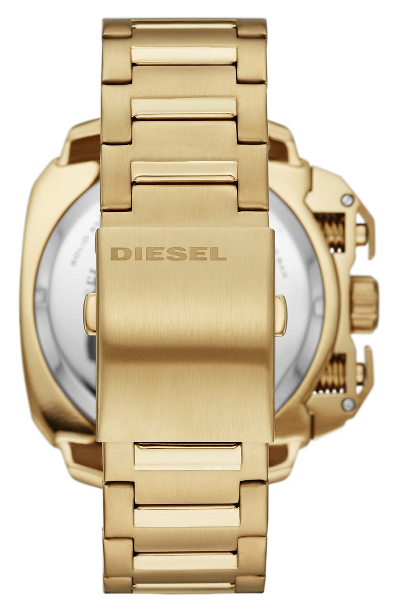 DIESEL<sup>®</sup> Men's DIESEL BAMF Chronograph Gold-Tone Bracelet Watch, 56mm, Alternate, color, 
