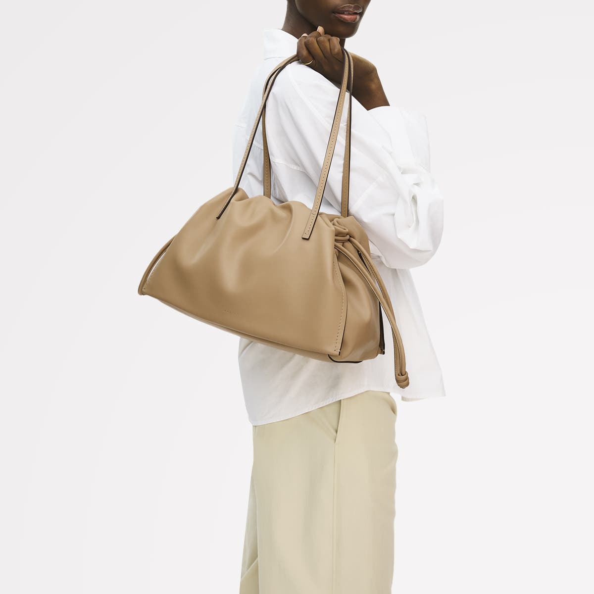The Roxburgh Large Drawstring Shoulder Bag, Alternate, color, Sahara