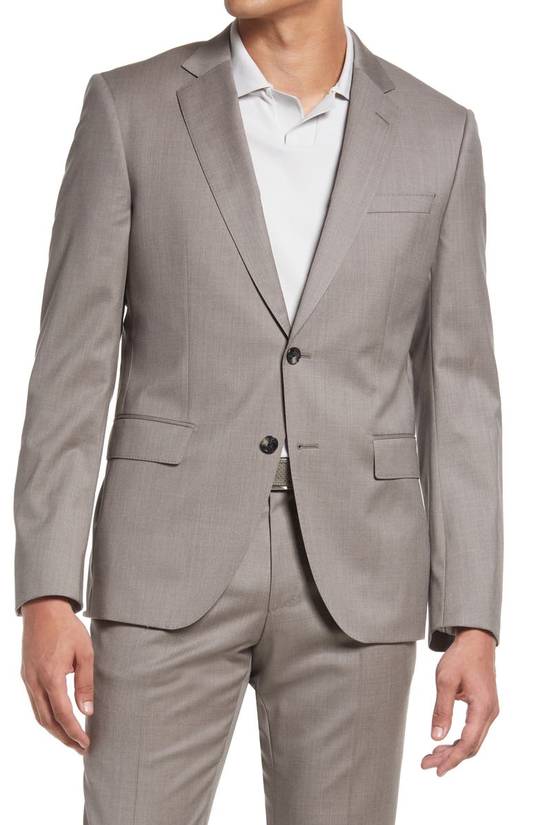 BOSS Hugo Wool Suit, Alternate, color, 