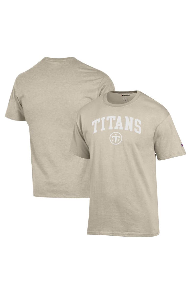 Champion Men's Champion Oatmeal Tennessee Titans Jersey T-Shirt, Main, color, Oatmeal
