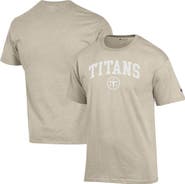 Champion Men's Champion Oatmeal Tennessee Titans Jersey T-Shirt