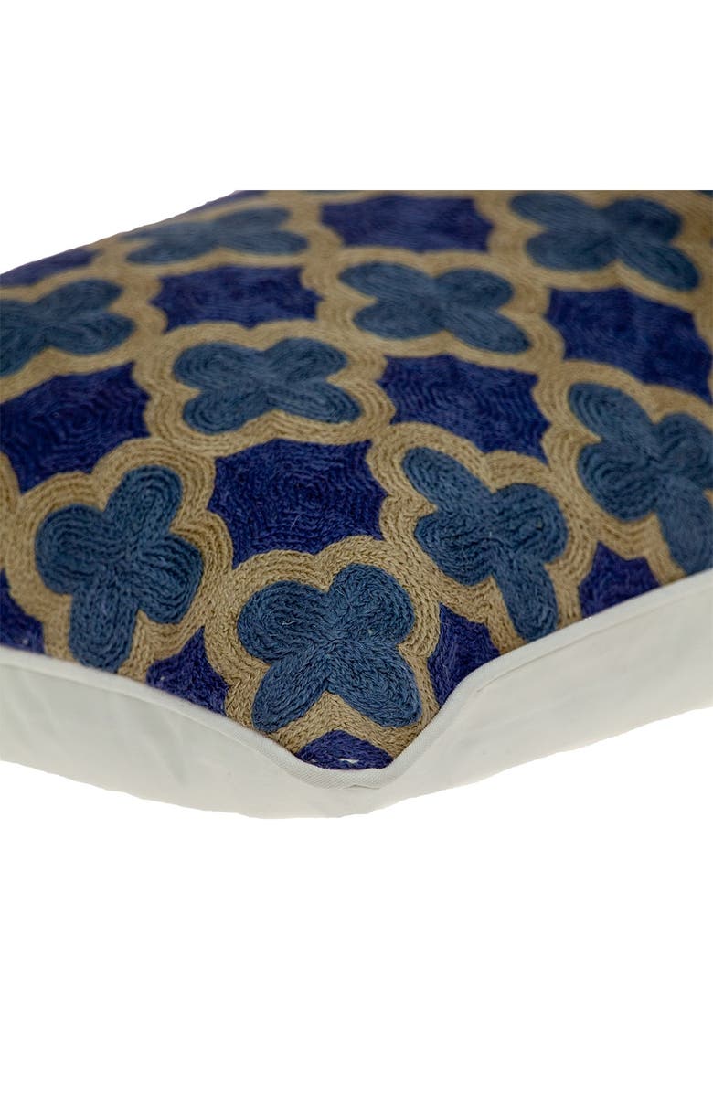 PARKLAND COLLECTION Calix Blue Throw Pillow, Alternate, color, Blue