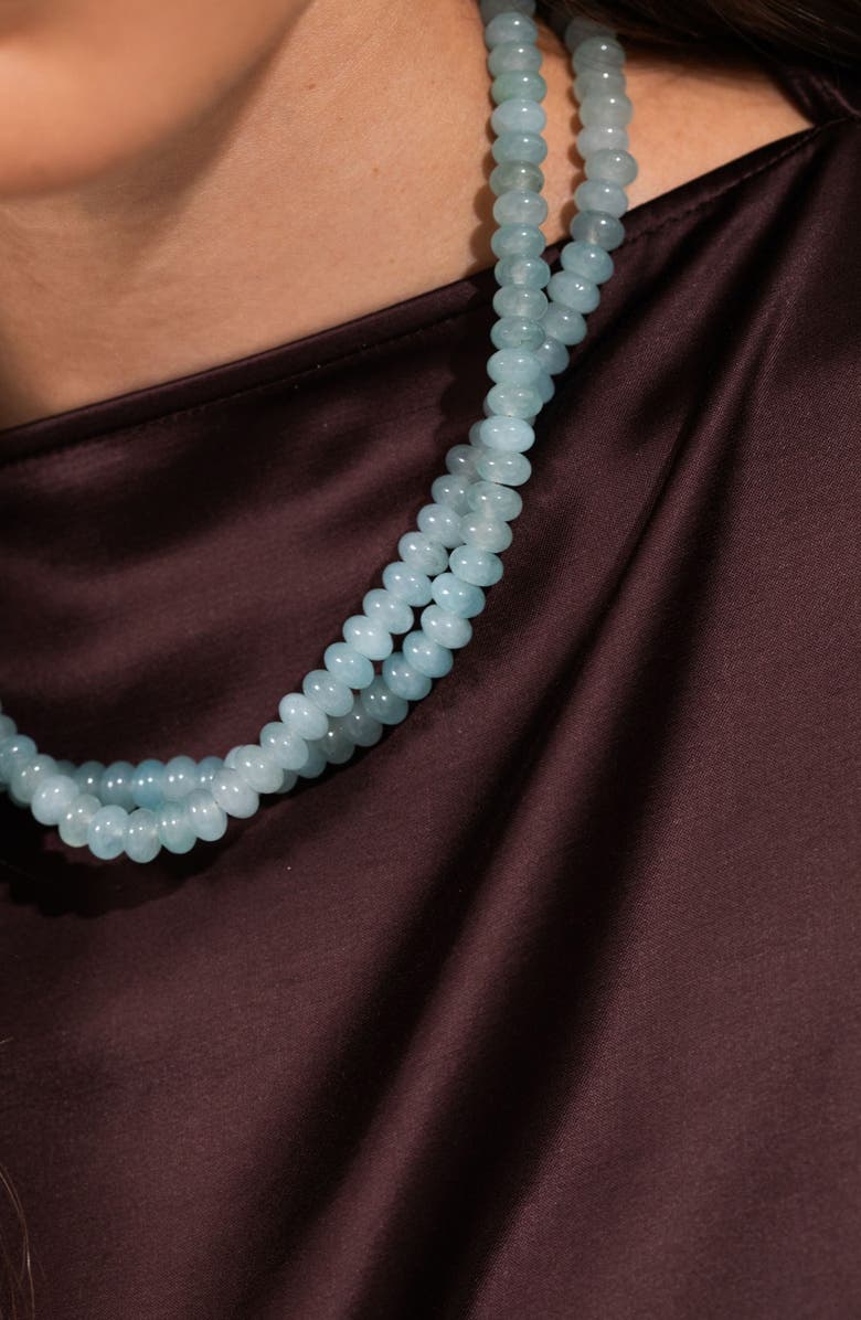 Jennifer Behr Veronica Multistrand Necklace, Alternate, color, Blue Quartz