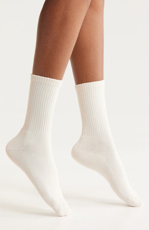 Zella 3-pack Crew Socks In White