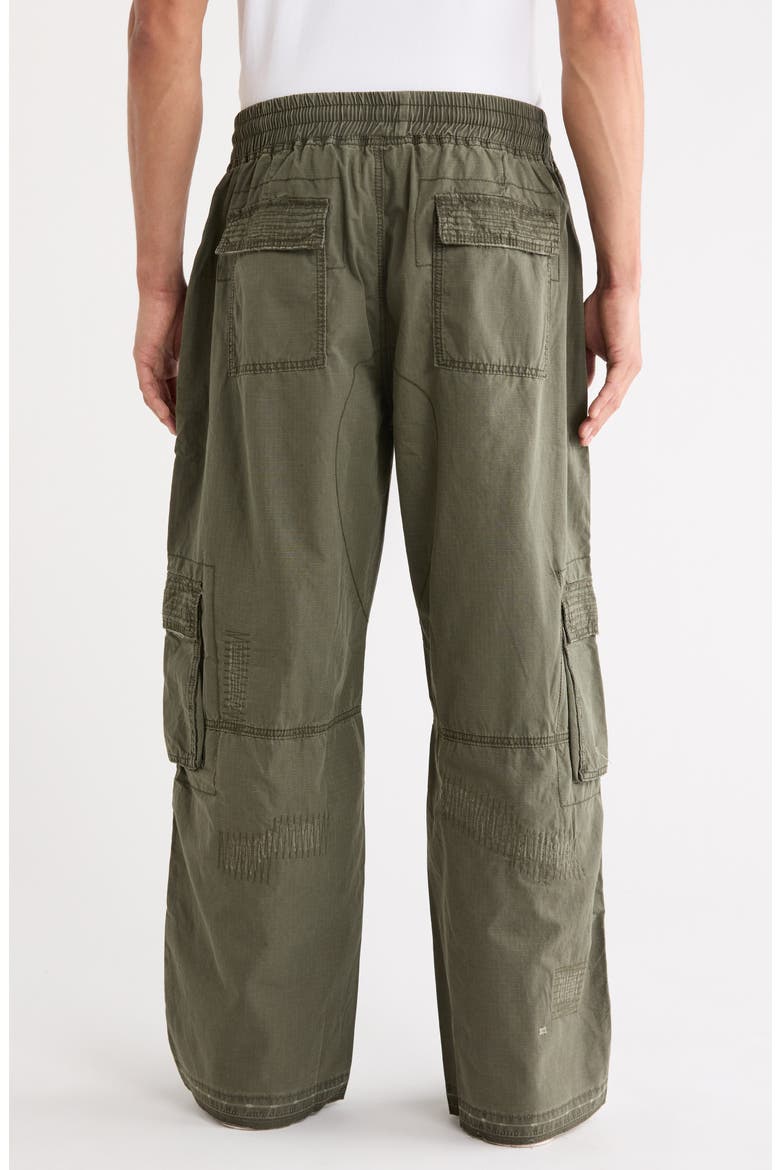 Repair Cargo Pants, Alternate, color, WASHED OLIVE