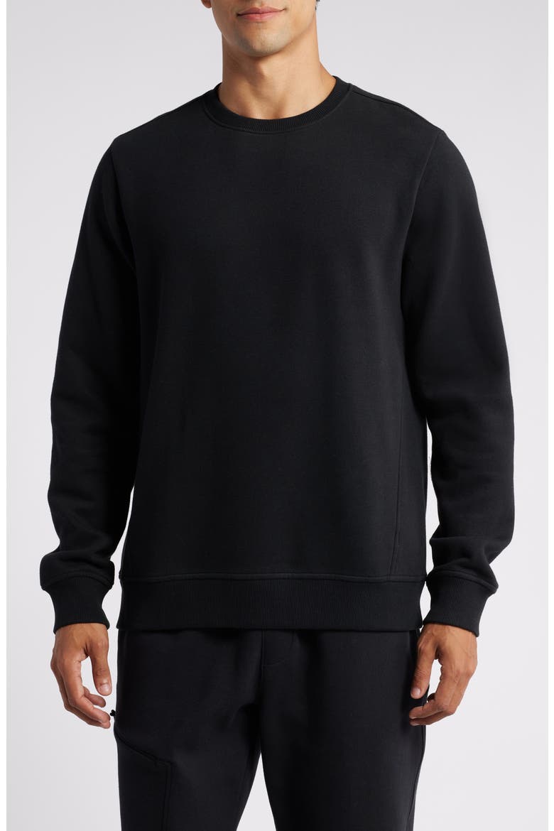 Cloud Fleece Sweatshirt, Main, color, BLACK