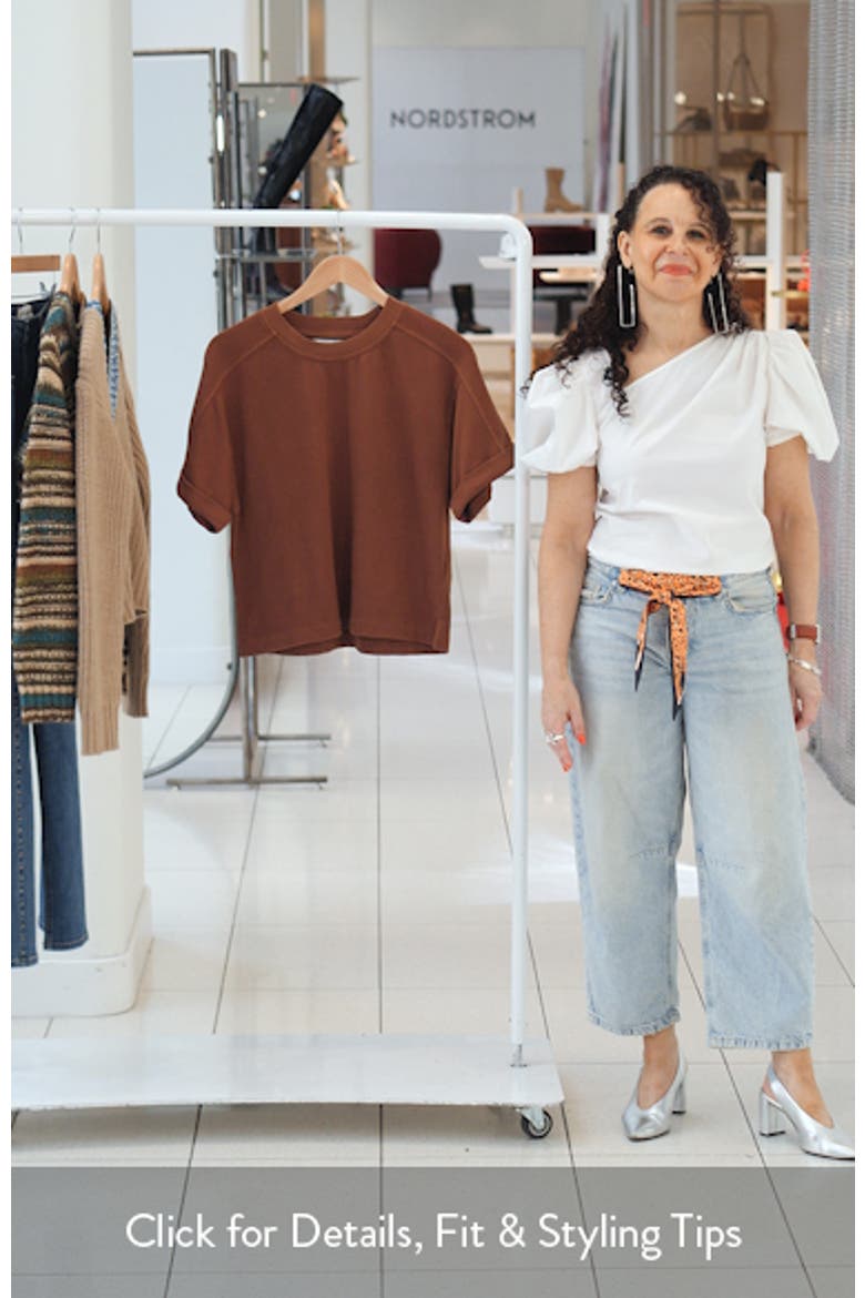 Brie Boxy Short Sleeve Sweatshirt video