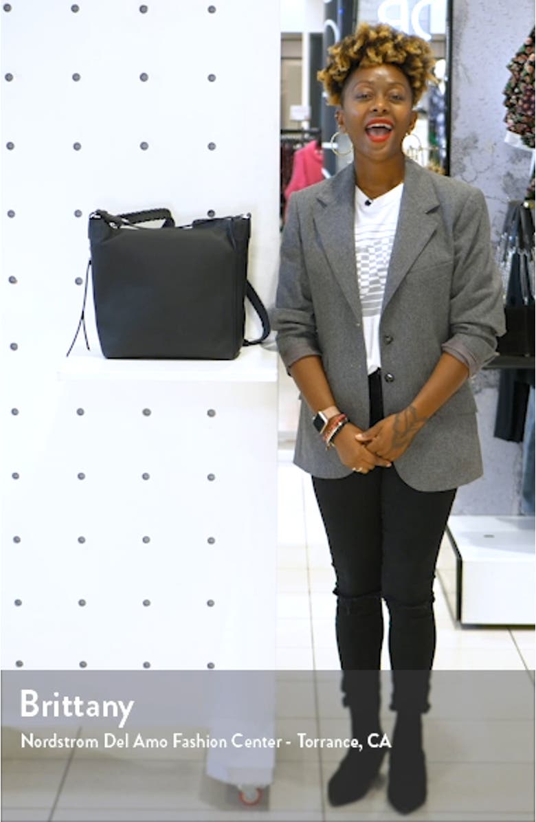 Small Kita Convertible Leather Backpack, sales video thumbnail