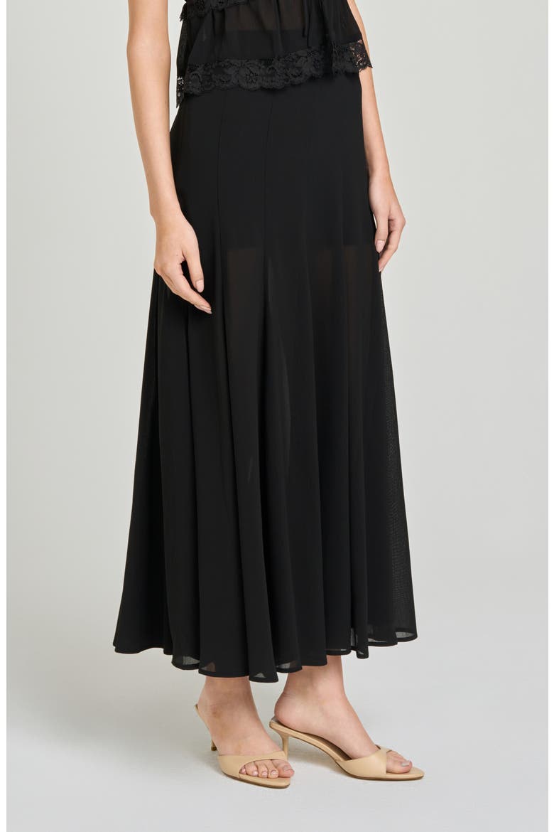Norah Semisheer Skirt, Alternate, color, BLACK