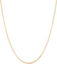 Ana Luisa Solid Yellow Gold - Mini Curb Chain Necklace
