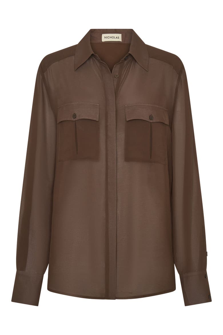 Chloe Shirt, Alternate, color, ESPRESSO