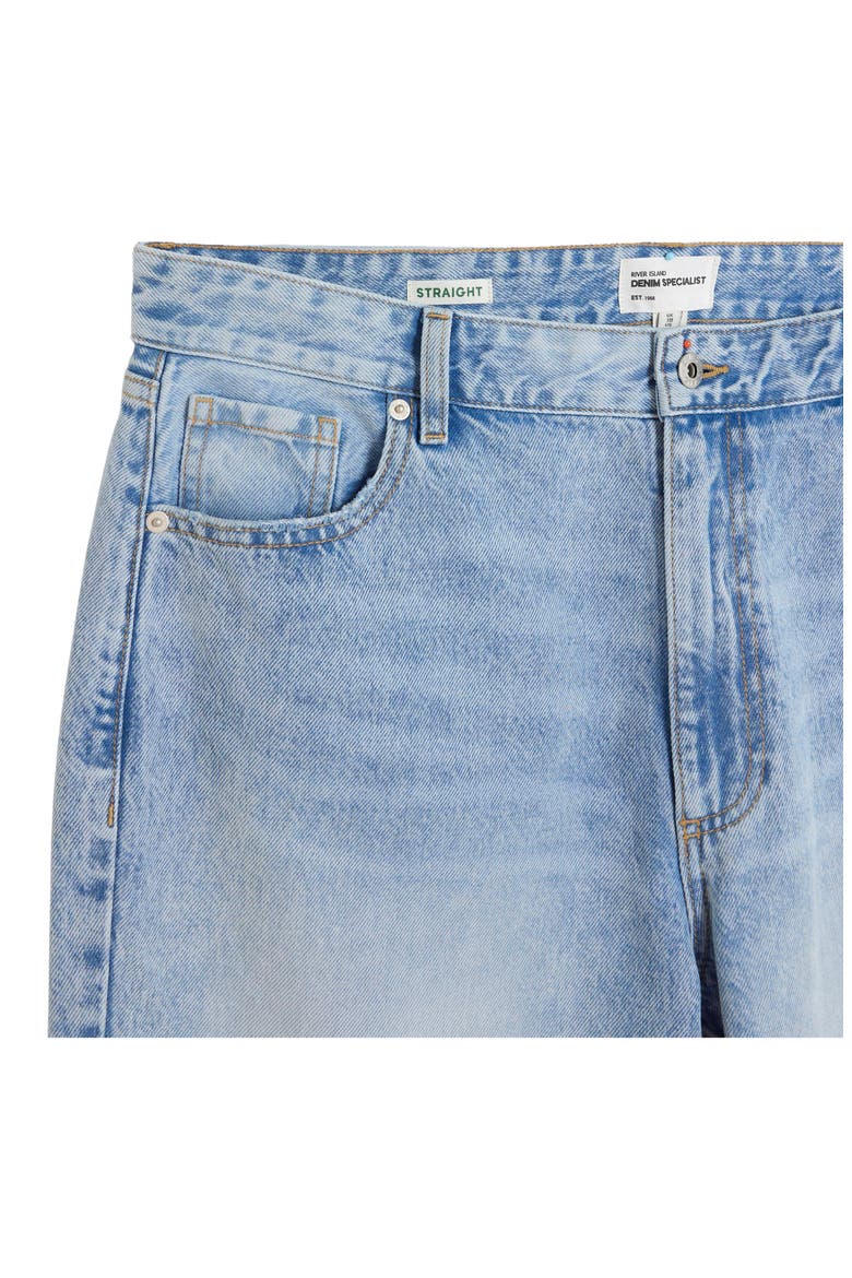 '90s Straight Leg Jeans, Alternate, color, DENIM