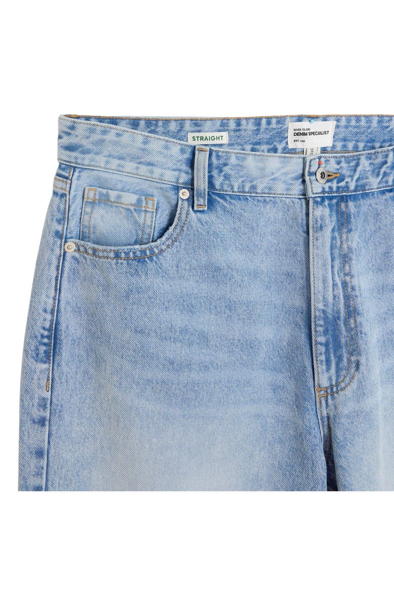 River Island '90s Straight Leg Jeans, Alternate, color,
