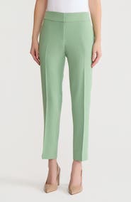 KASPER Flat Front Slim Pants