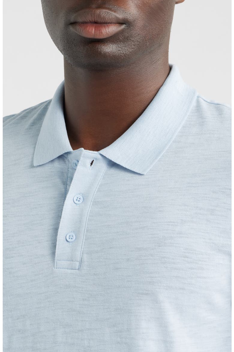 Cotton Slub Jersey Polo, Alternate, color, PLAYA BLUE