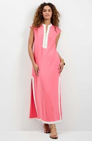 Trina Turk Nuvola Zip-Front Midi Dress