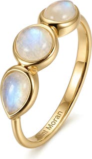 st. Moran Trio Moonstone Ring