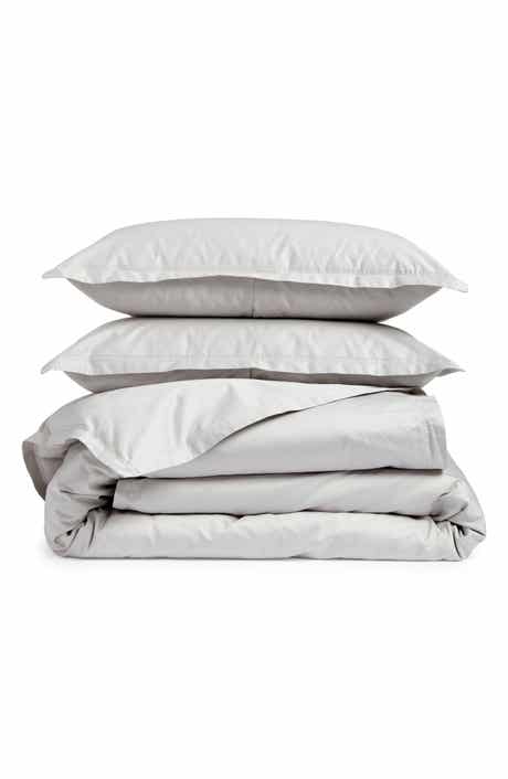 Nordstrom 400 Thread Count Organic Cotton Sateen Duvet Cover & Shams Set