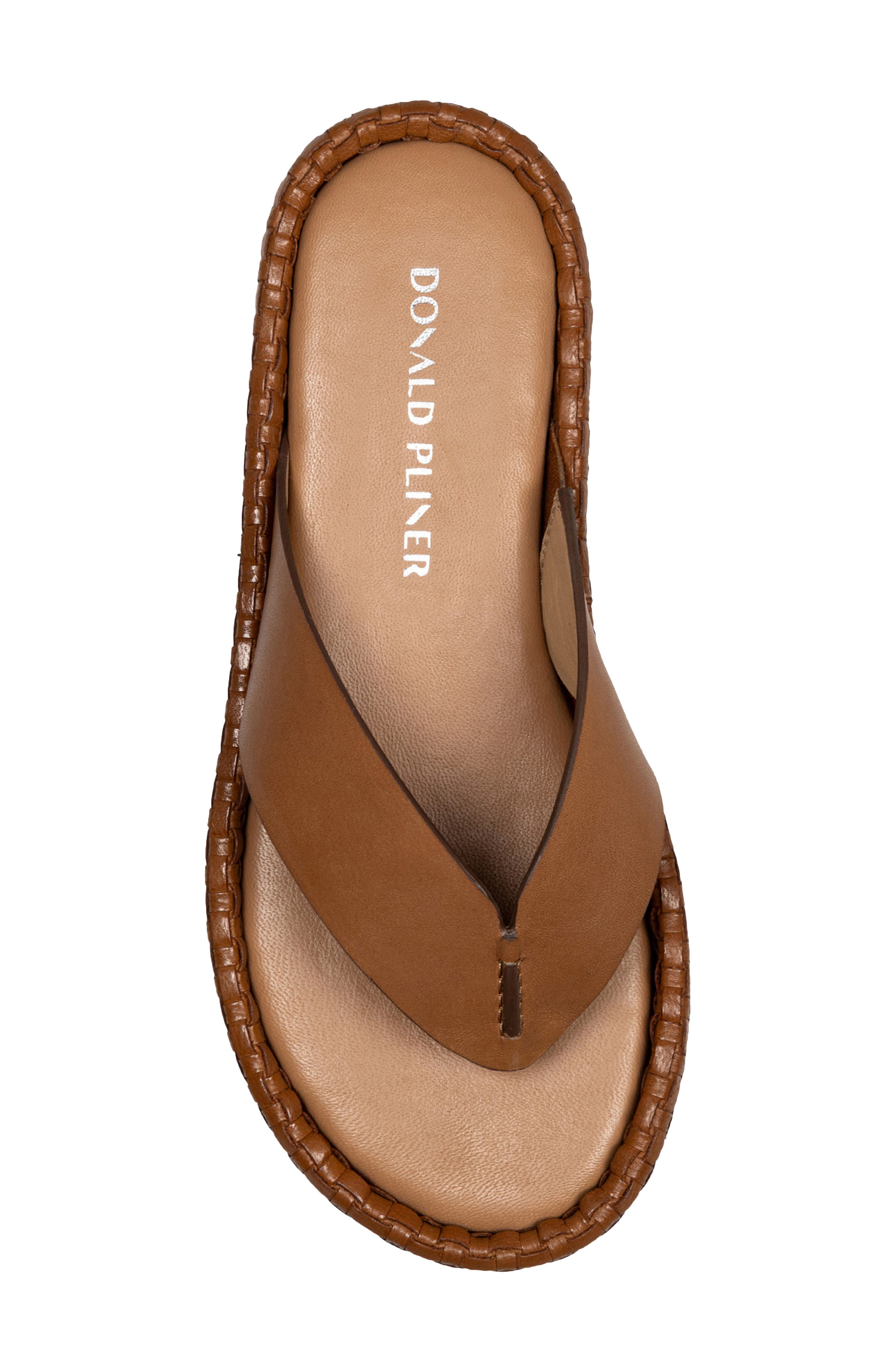 Dasara Platform Flip Flop, Alternate, color, TOBACCO