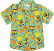 Nickelodeon SpongeBob SquarePants Hawaiian Button-Down Shirt