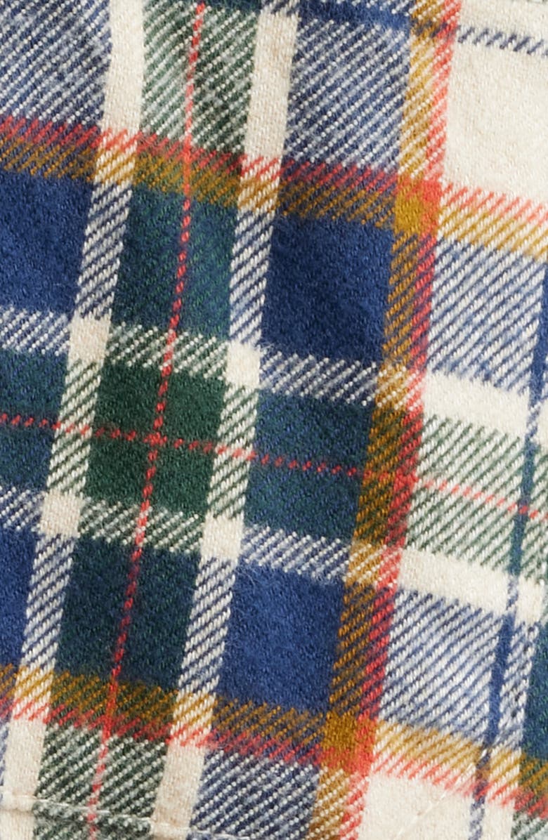 Pendleton Fremont Plaid Flannel Button-Up Shirt, Alternate, color, Tan Multi Plaid