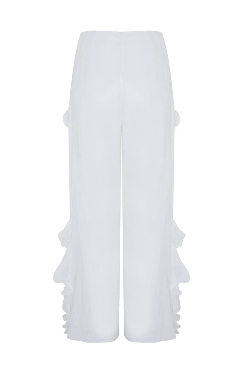 PatBO Chiffon Wonderland Pant, Alternate, color, Off White