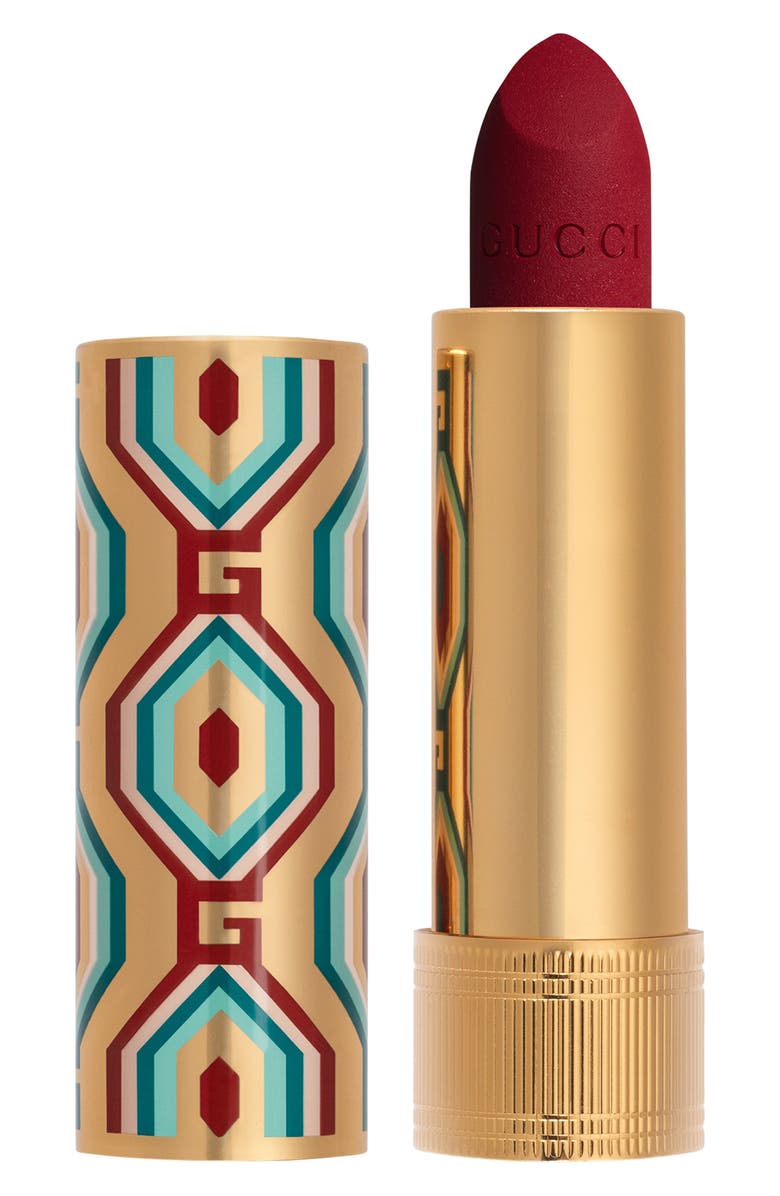 Gucci Rouge à Lèvres Matte Lipstick, Main, color, 509 Janie Scarlet