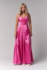 Le Fafo Square Neck Maxi Gown