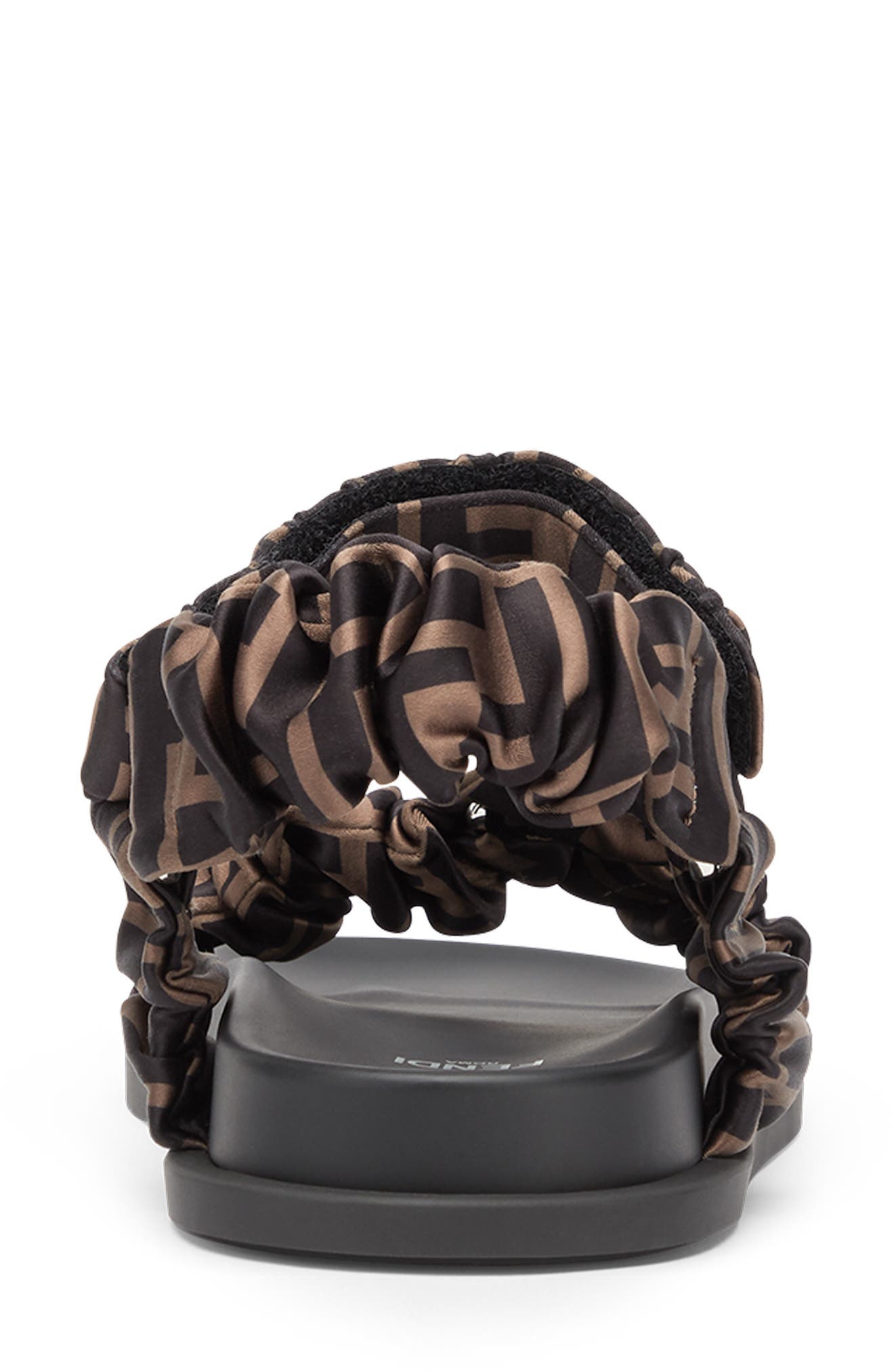 Fendi Feel Logo Sport Sandal, Alternate, color, Tobacco