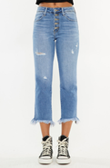 KanCan Zuzanna High Rise Crop Straight Leg Jeans