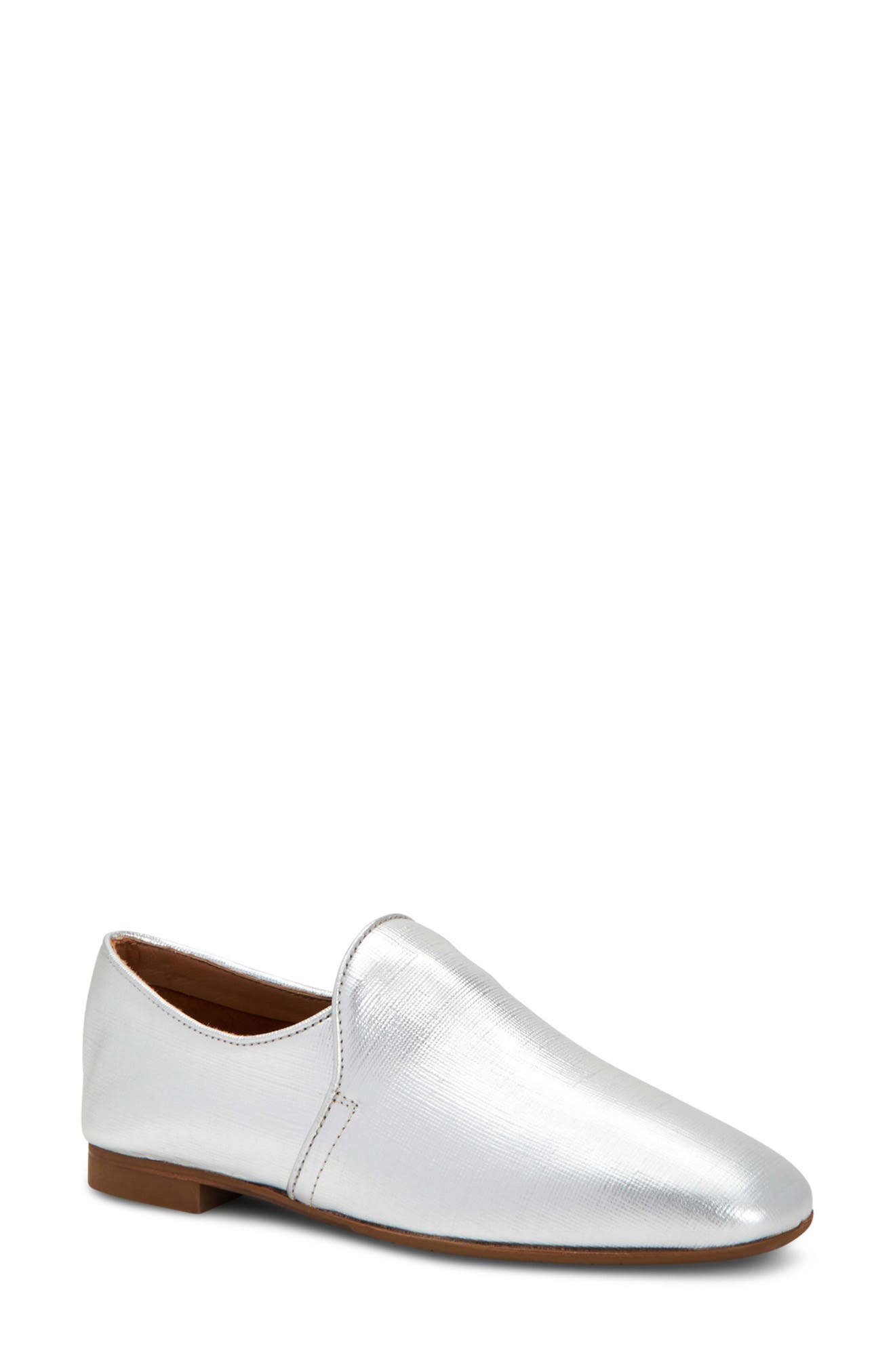Revy Weatherproof Loafer, Main, color, SILVER