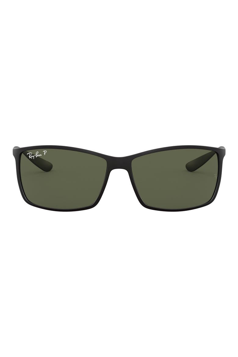 Liteforce Tech 62mm Polarized Oversize Sunglasses, Main, color, MATTE BLACK