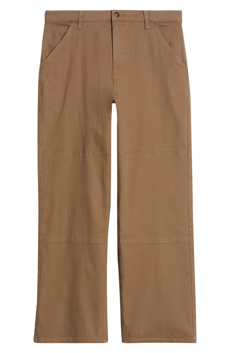 BP. Relaxed Twill Workwear Pants, Alternate, color, Brown Shiitake