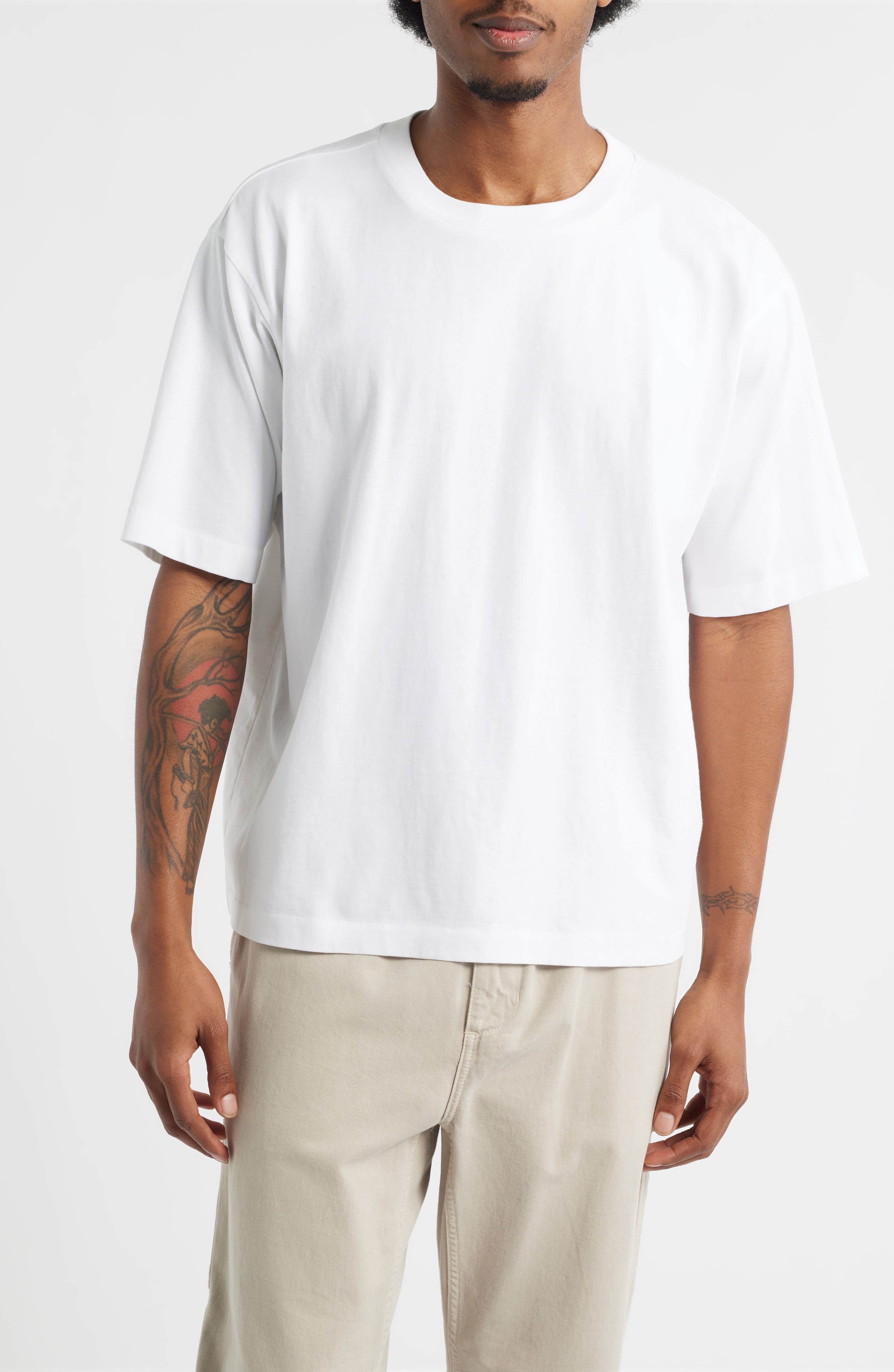 Garment Dyed Boxy Crop T-Shirt - image 5