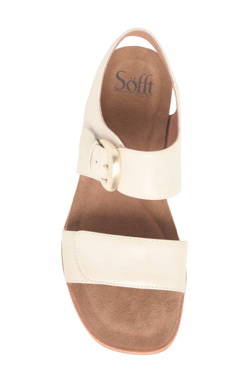 Söfft Peggie Wedge Sandal In Light Beige