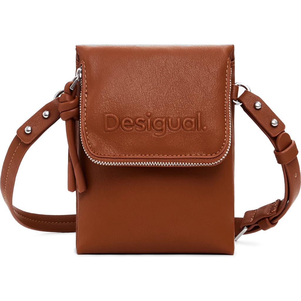 Desigual Faux Leather Phone Crossbody Bag