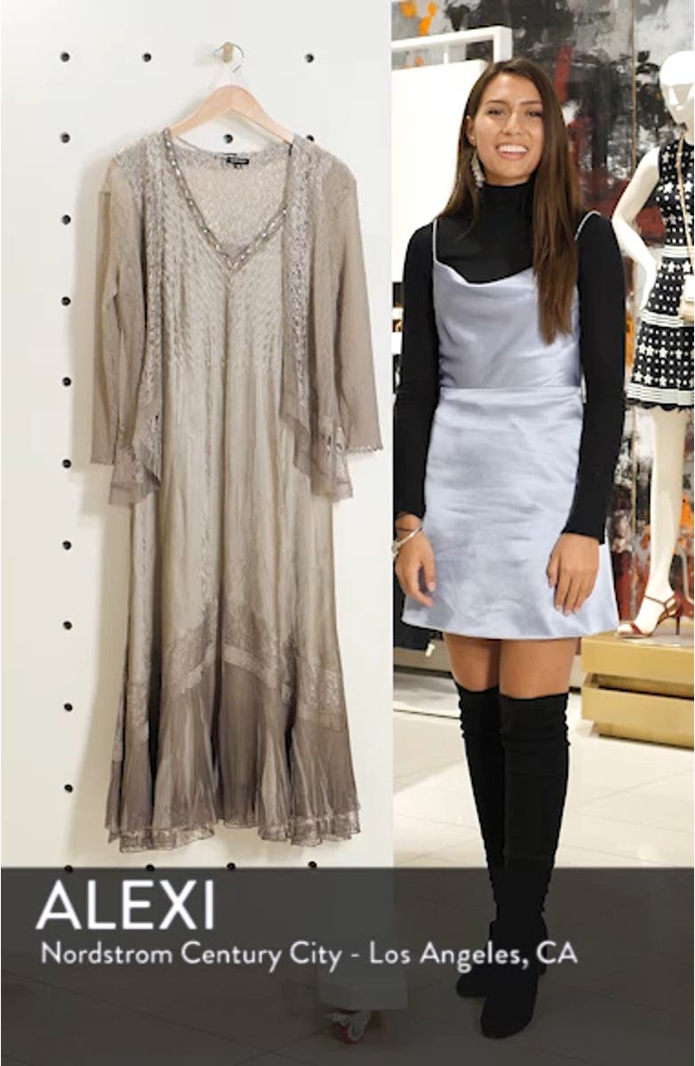 Sleeveless Charmeuse Dress & Chiffon Jacket, sales video thumbnail