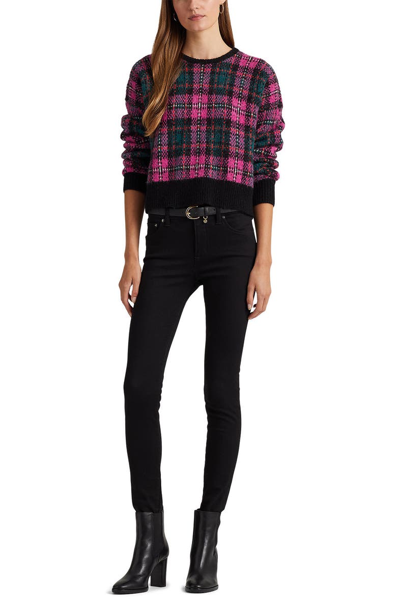 Lauren Ralph Lauren Stretch Alpaca & Wool Blend Sweater, Alternate, color,