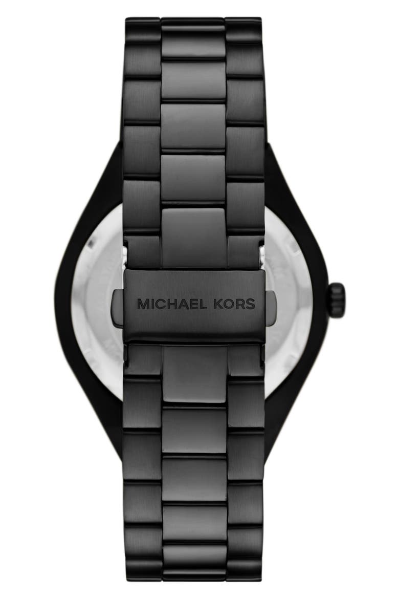 Lennox Bracelet Watch, 43mm, Alternate, color, BLACK