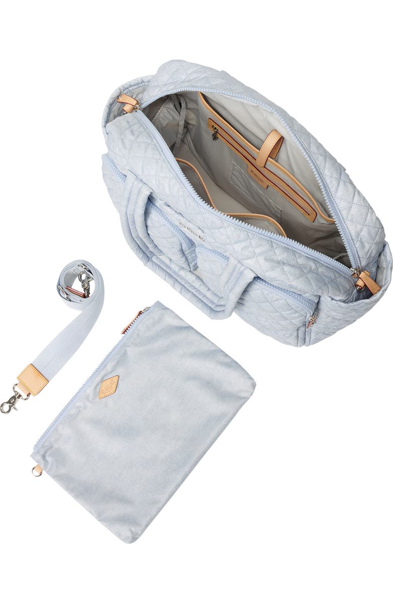 MZ Wallace Nik Quilted Duffle Bag, Alternate, color,