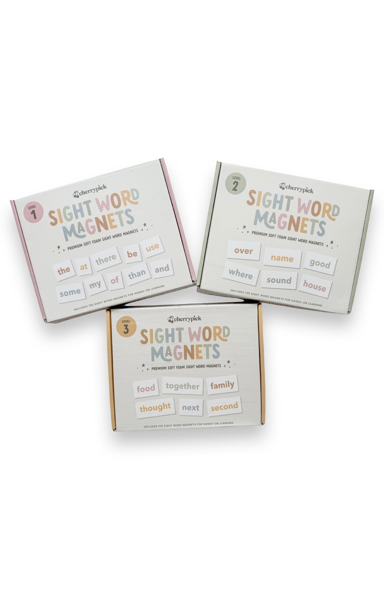 Cherrypick Early Reading & Literacy Sight Word Magnets, Alternate, color, Level 2