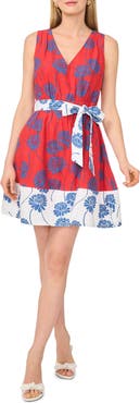1.STATE Tie Waist Minidress