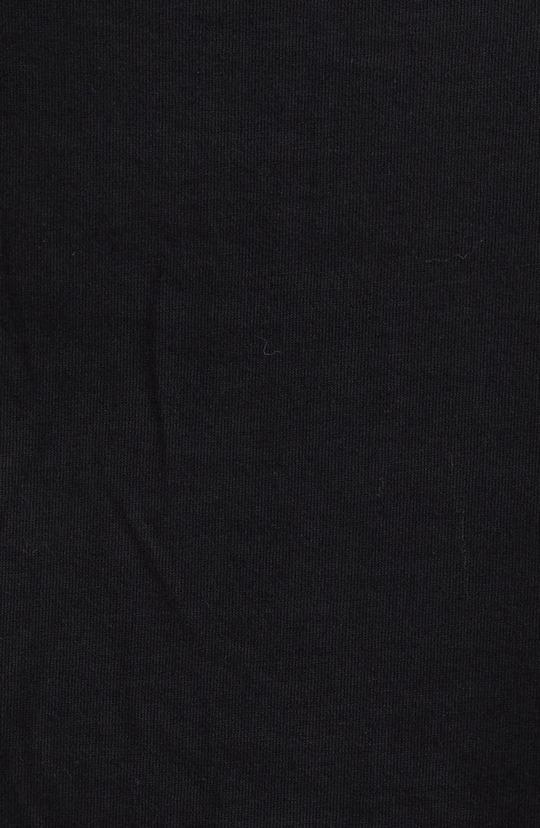 LOULOU DE SAISON Masal Long Sleeve Cotton T-Shirt, Alternate, color, Black