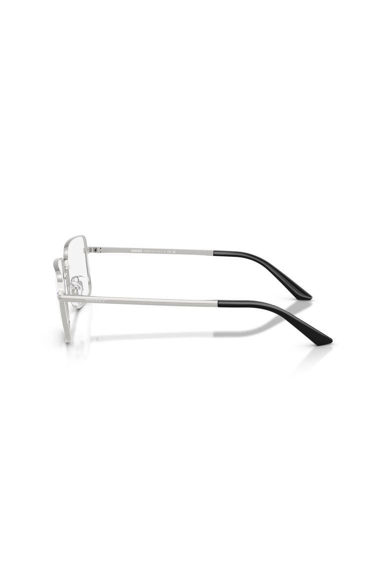 55mm Rectangle optical glasses, Alternate, color, Silver